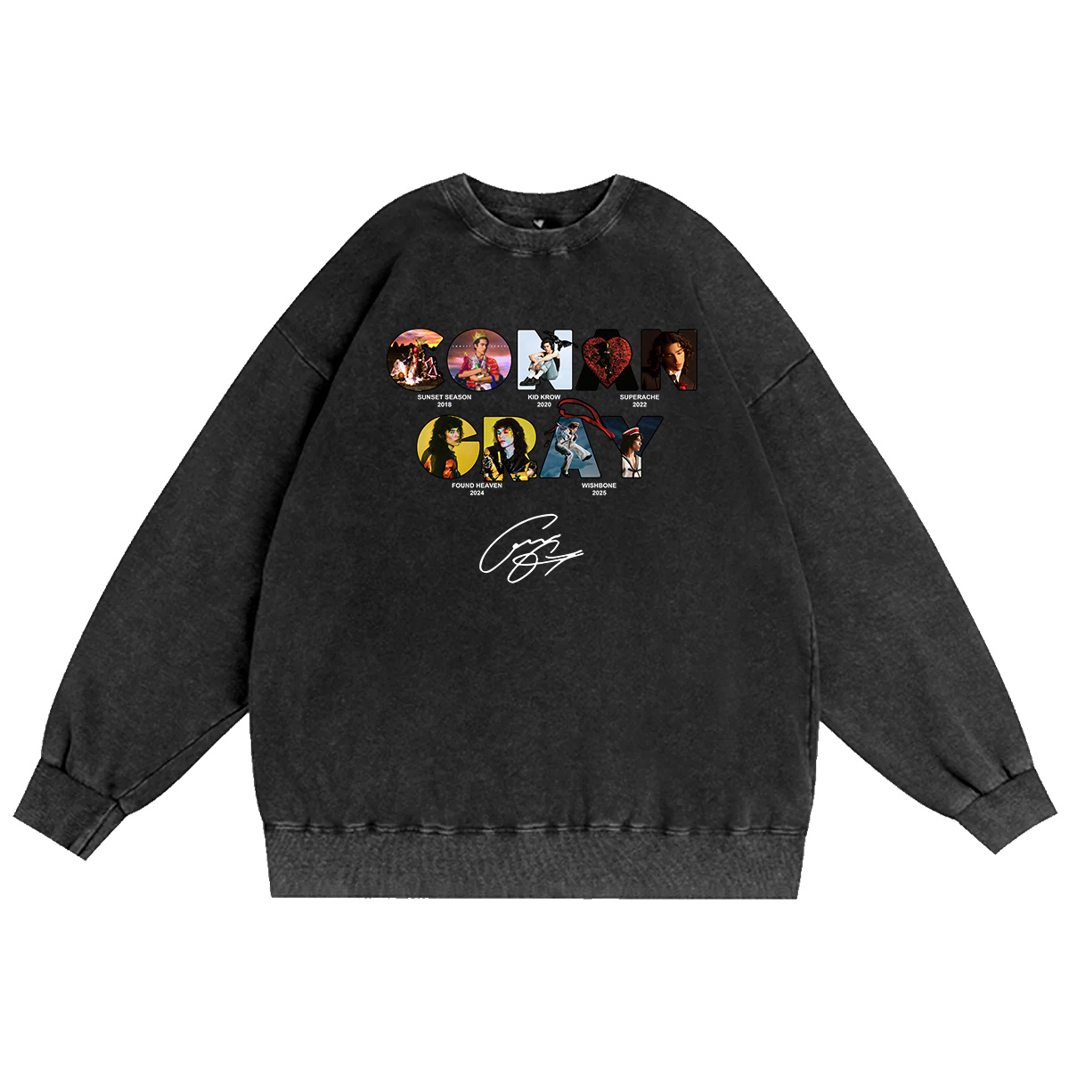 Conan Gray Unisex Washed Crewneck Sweatshirt