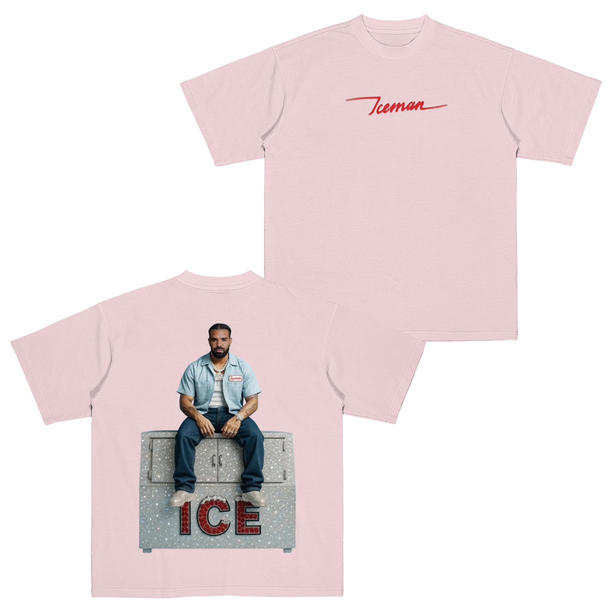 Drake iceman  Cotton Unisex T-shirt
