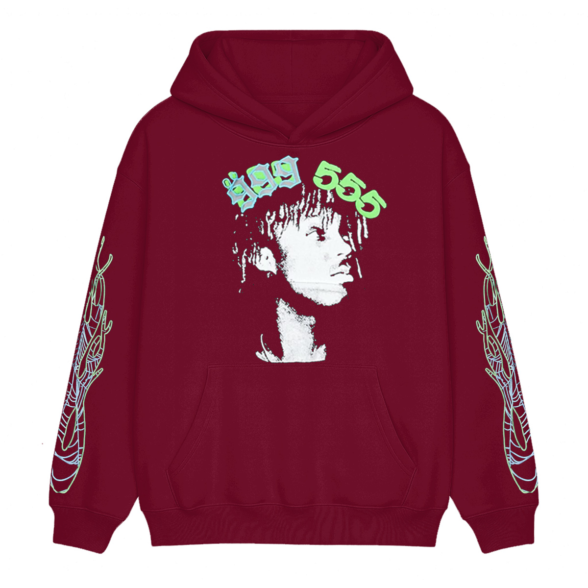 Juice WRLD x Sp5der Cotton Unisex Hoodie