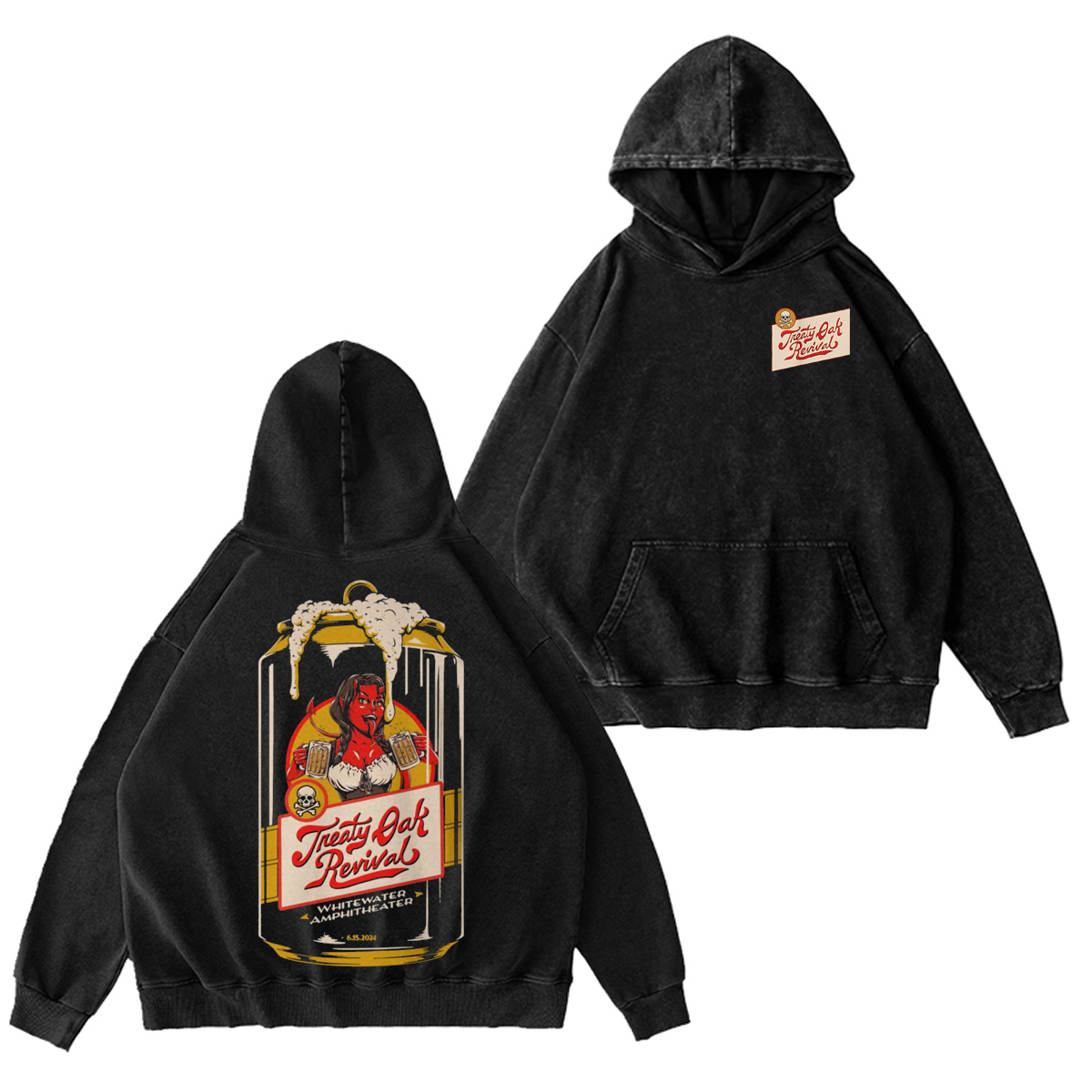 Treaty Oak Revival Washed Unisex Hoodie