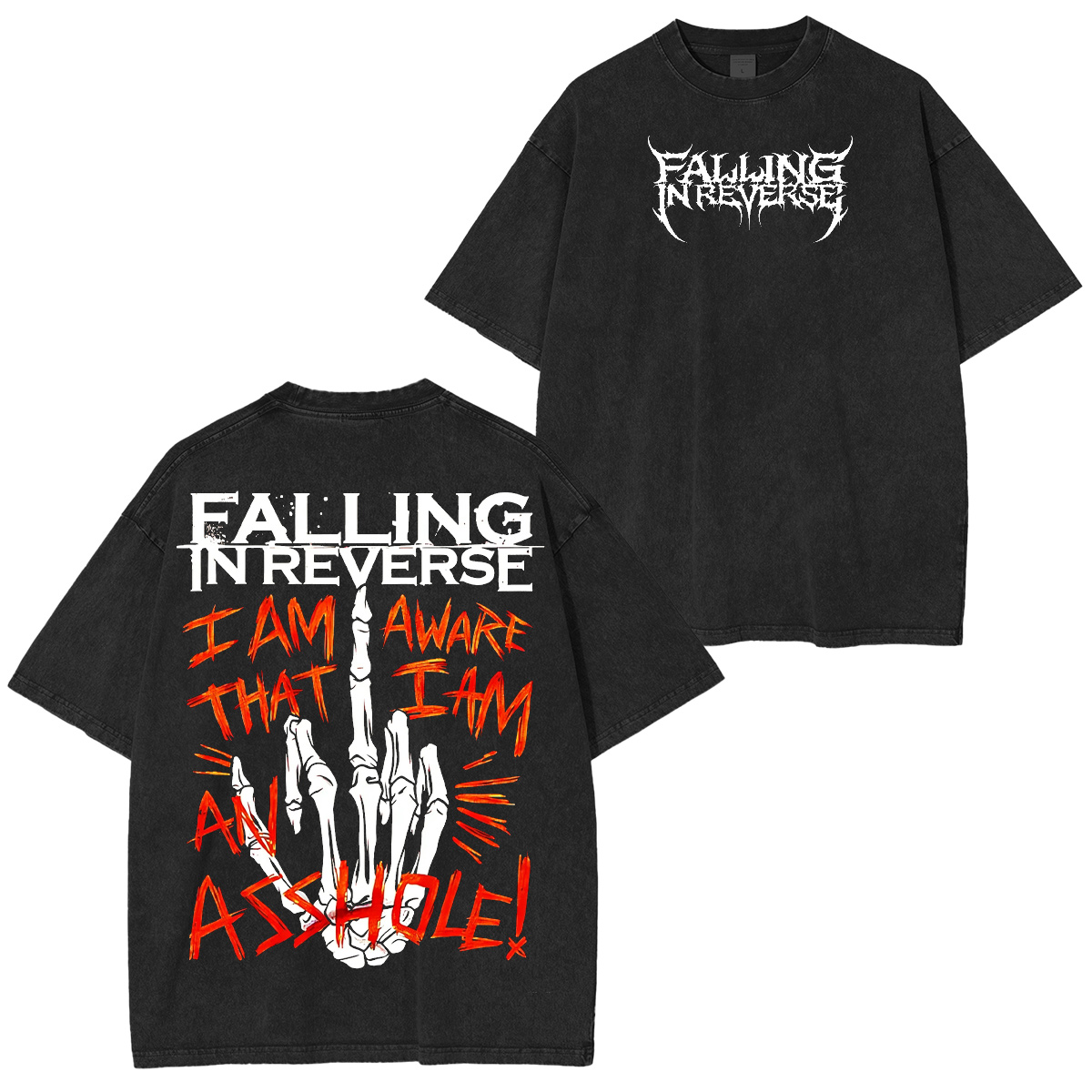 Falling In Reverse Washed Unisex T-Shirt
