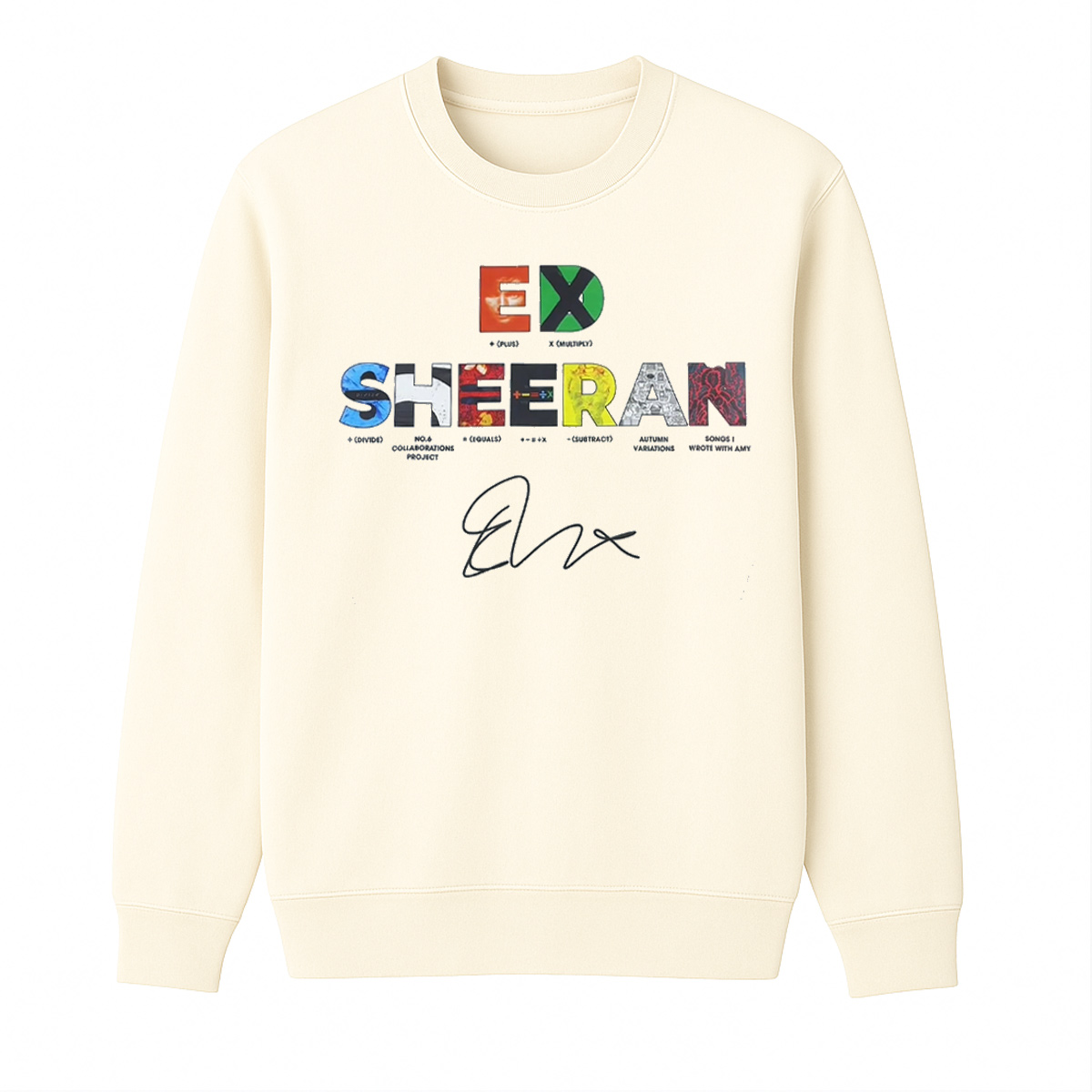 Ed Sheeran Cotton Unisex Crewneck Sweatshirt