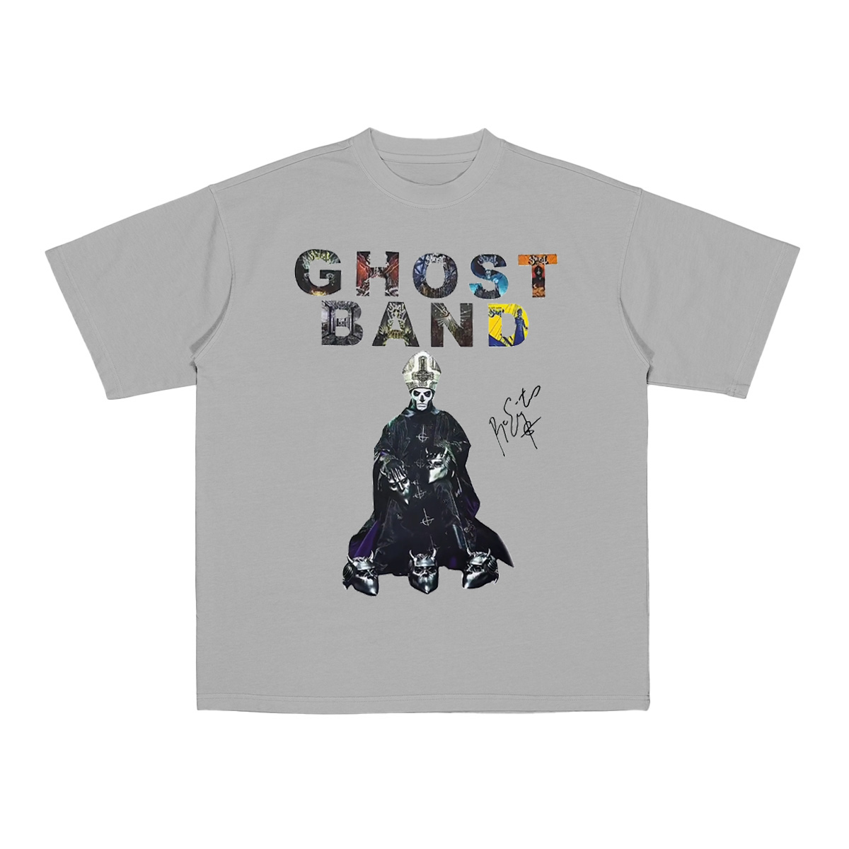 Ghost Band Cotton Unisex T-shirt
