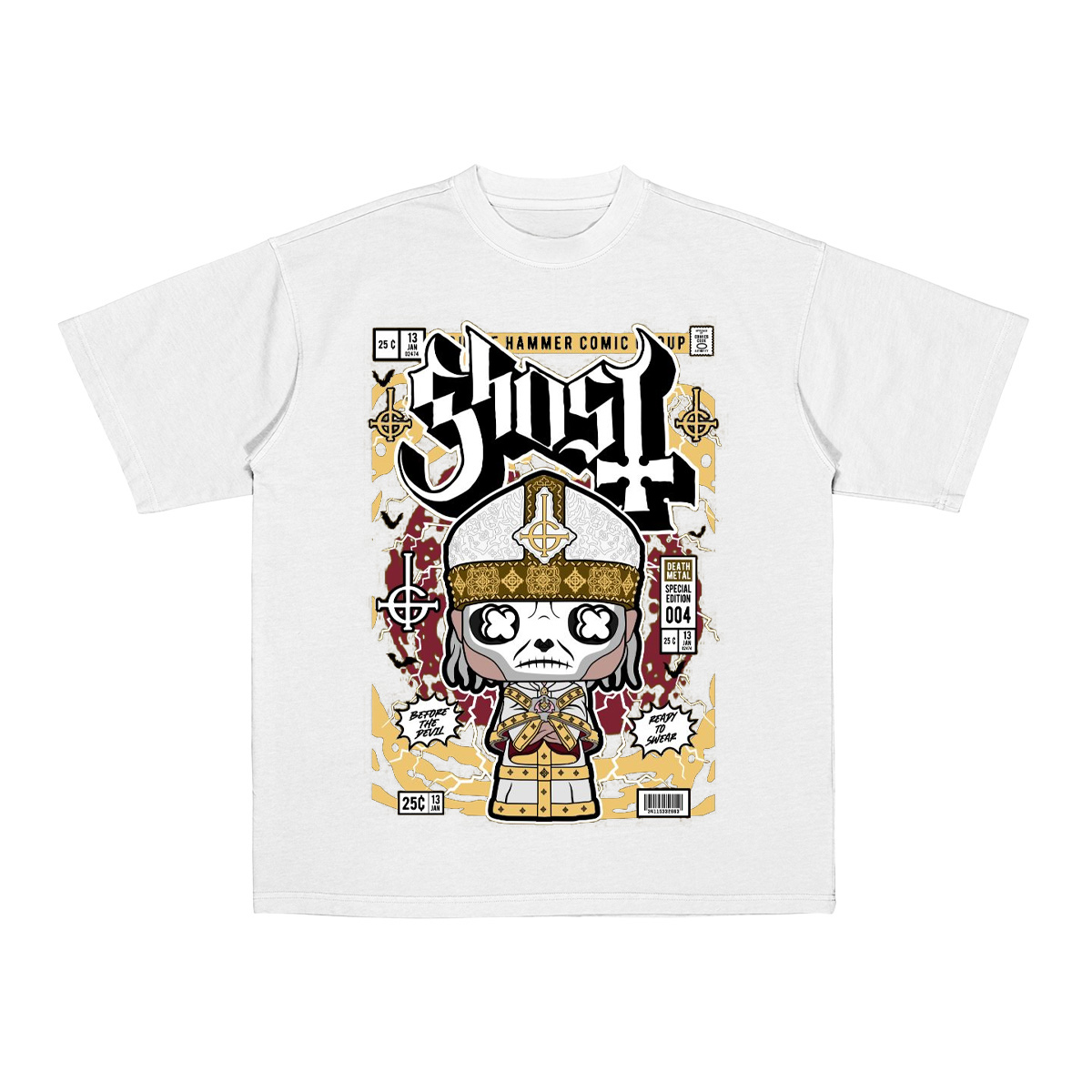 Ghost Cotton Unisex T-shirt