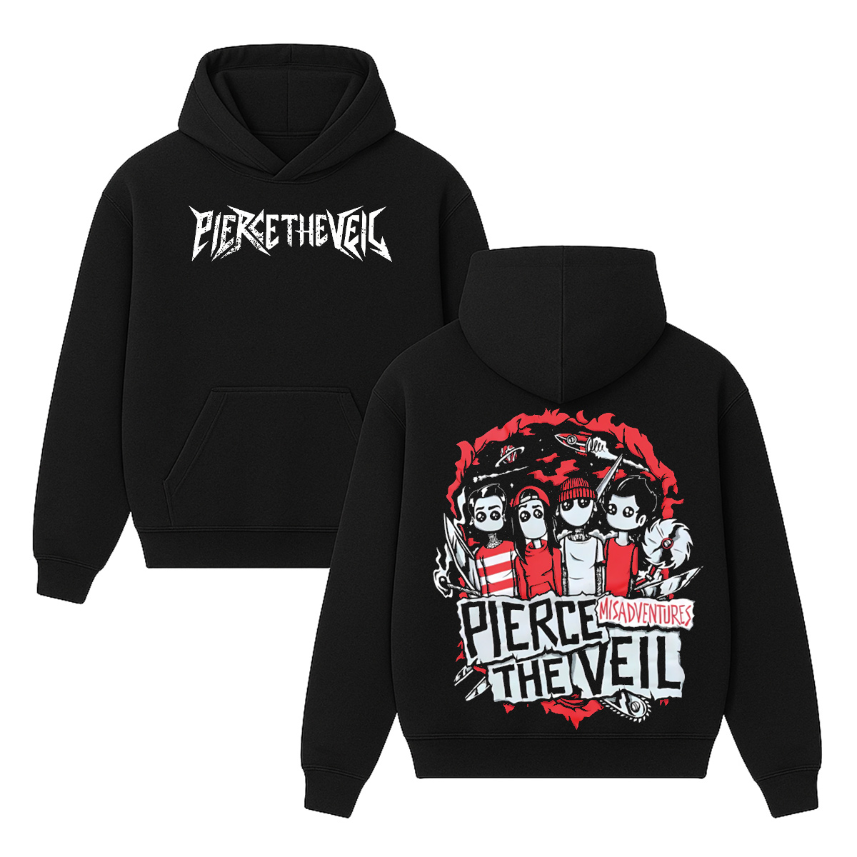 Pierce The Veil Unisex Cotton Hoodie