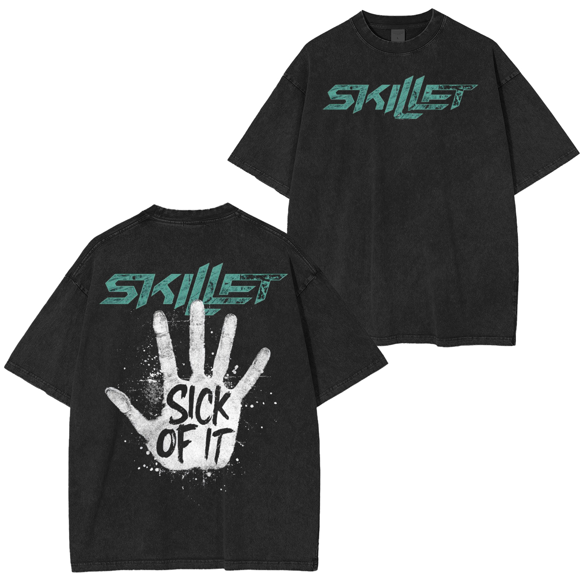 Skillet Band Washed Unisex T-Shirt