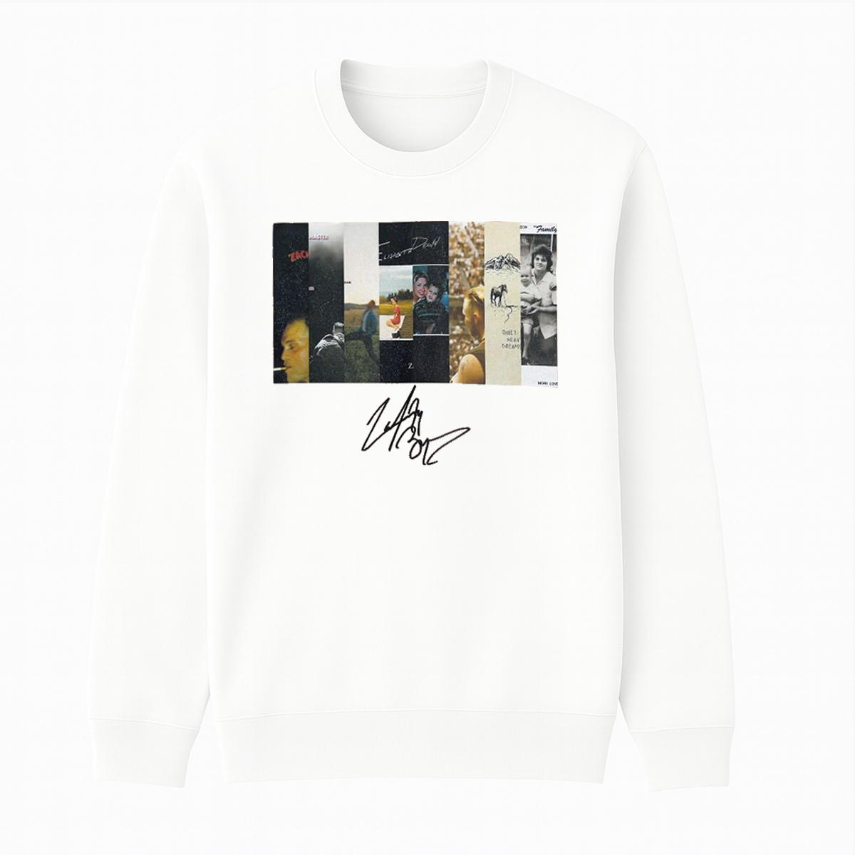 Zach Bryan Cotton Unisex Crewneck Sweatshirt