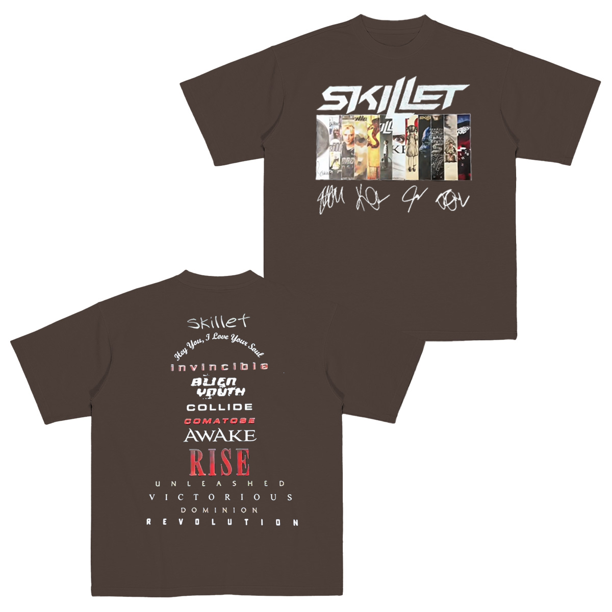 Skillet Band Cotton Unisex T-shirt