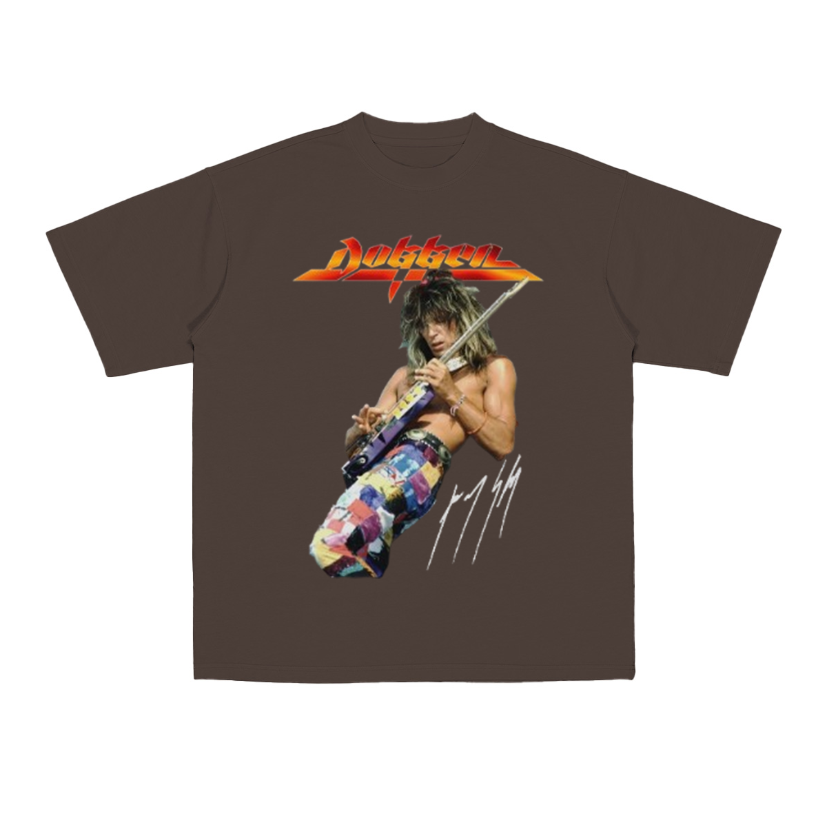 NEW George Lynch- DOKKEN Band Cotton Unisex T-shirt