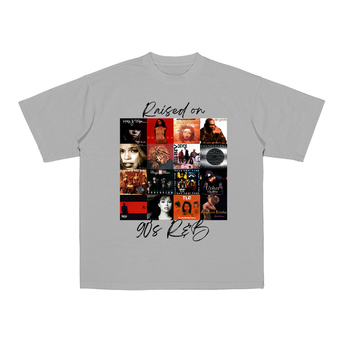 Raised on 90's R&B Cotton Unisex T-shirt