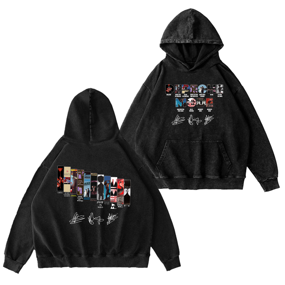Depeche Mode Washed Unisex Hoodie