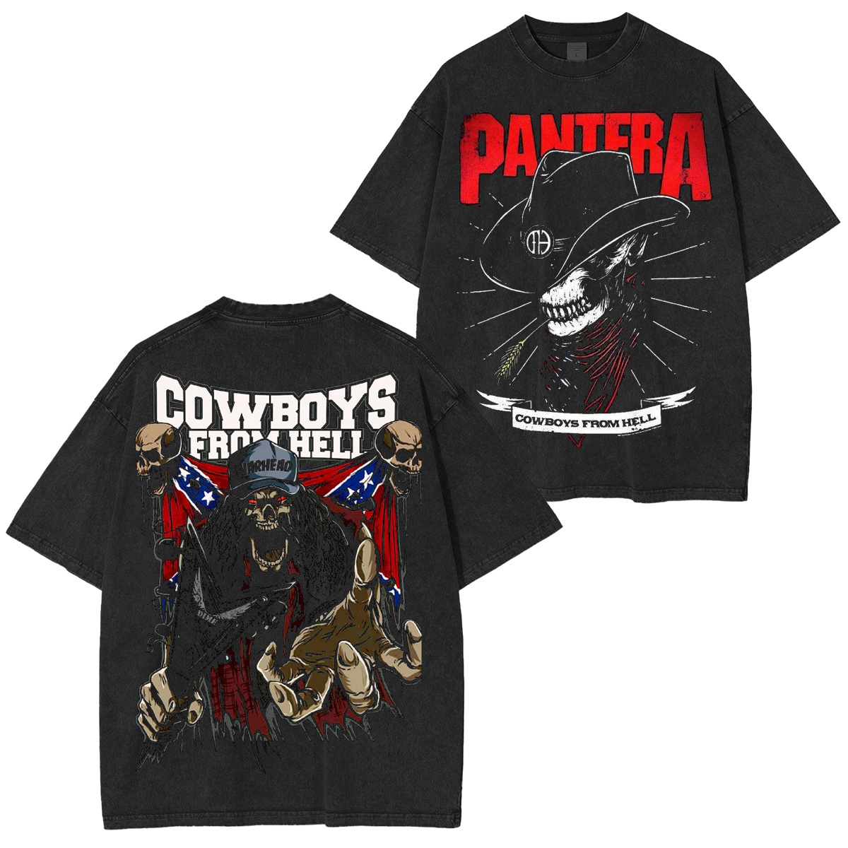 Cowboys from Hell Pantera Washed Unisex T-Shirt