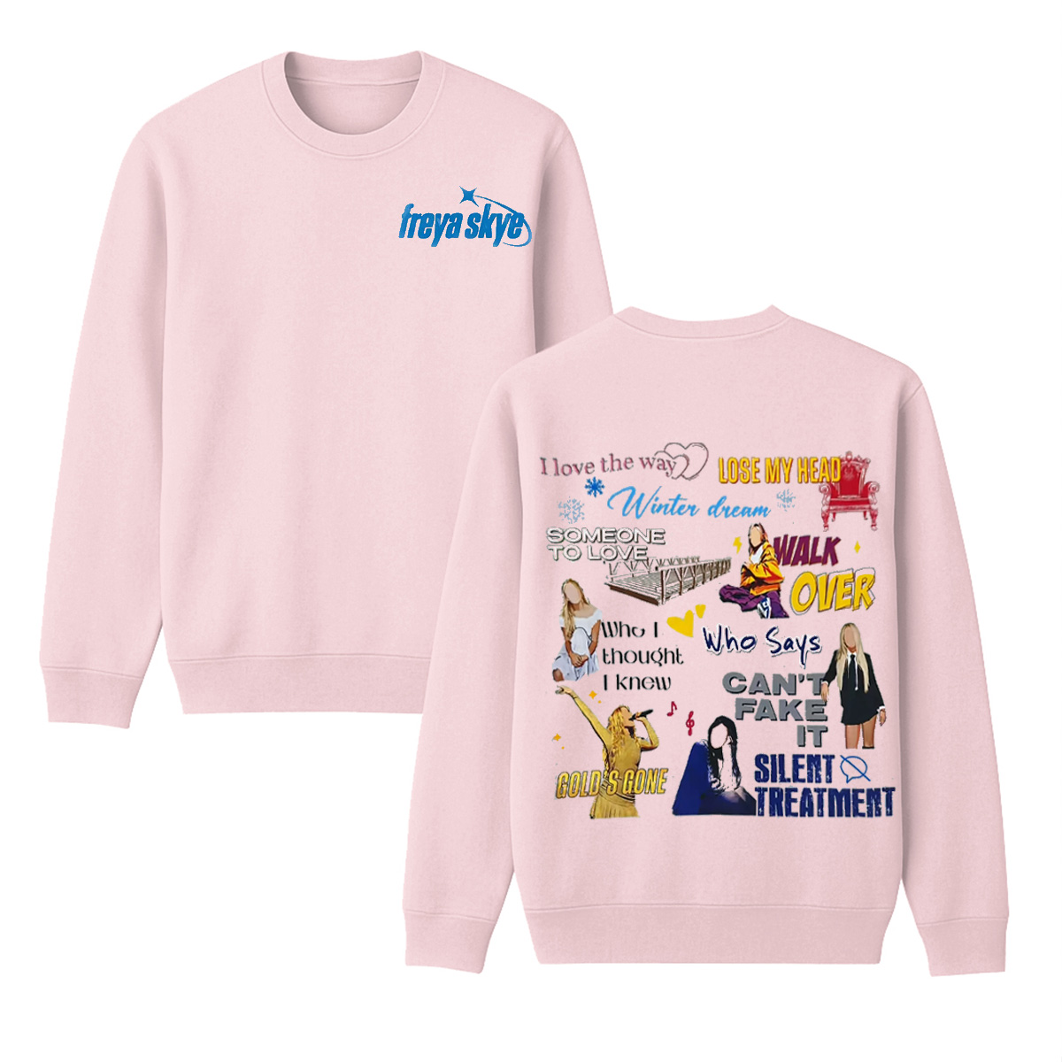 Freya Skye Unisex Cotton Creneck Sweatshirt