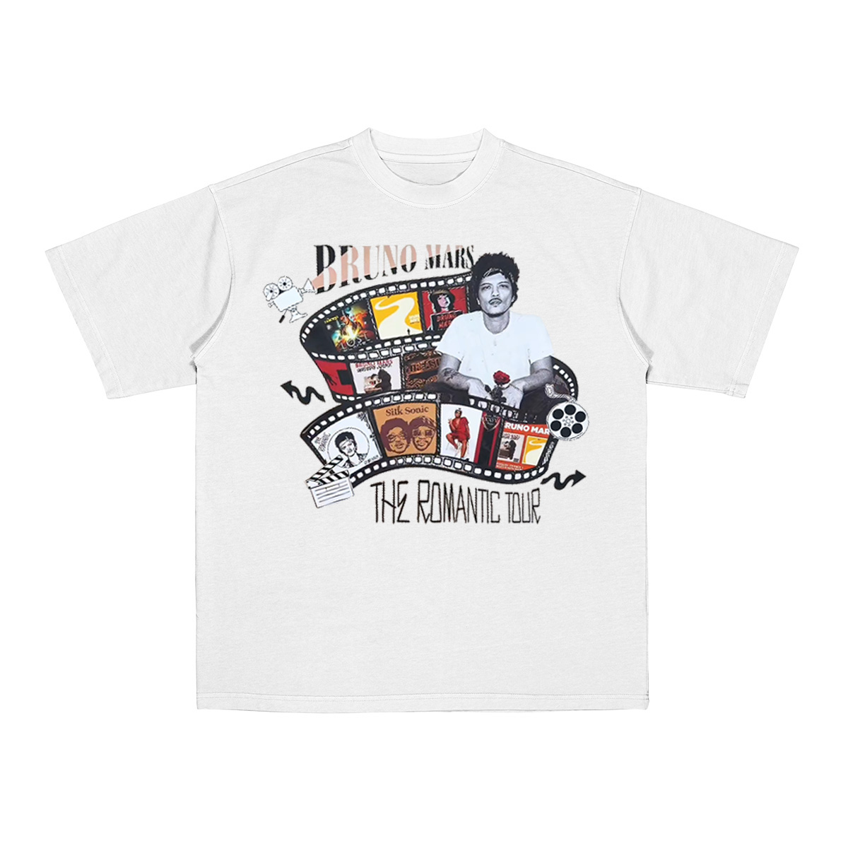 The Romantic Tour Bruno Mars Cotton Unisex T-shirt