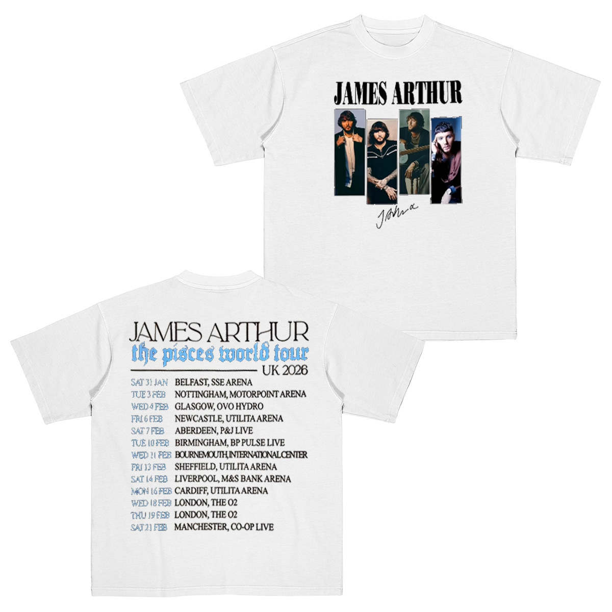James Arthur Cotton Unisex T-shirt