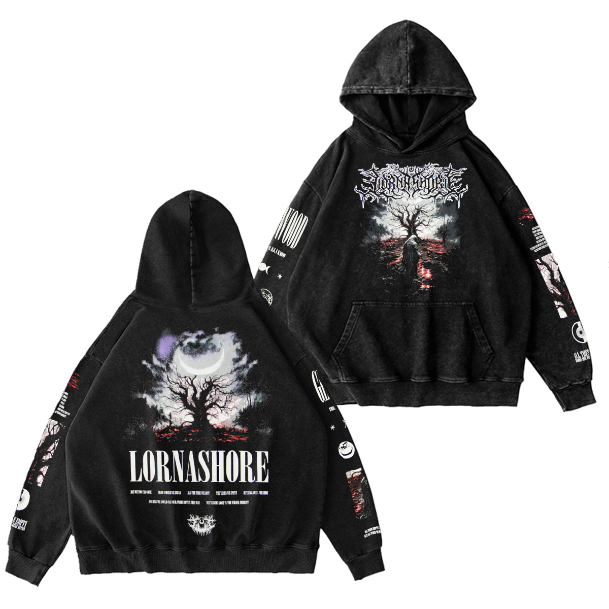 Lorna Shore Washed Unisex Hoodie