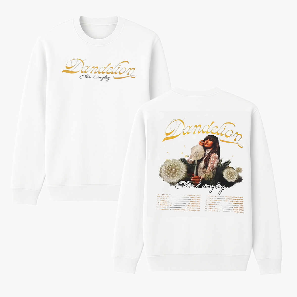 Ella Langley Cotton Unisex Crewneck Sweatshirt