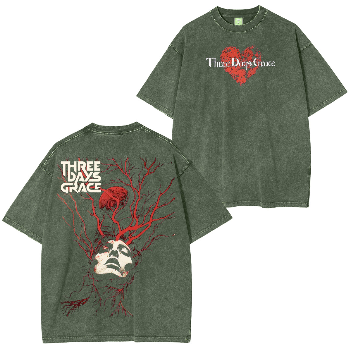 Three Days Grace Washed Unisex T-Shirt