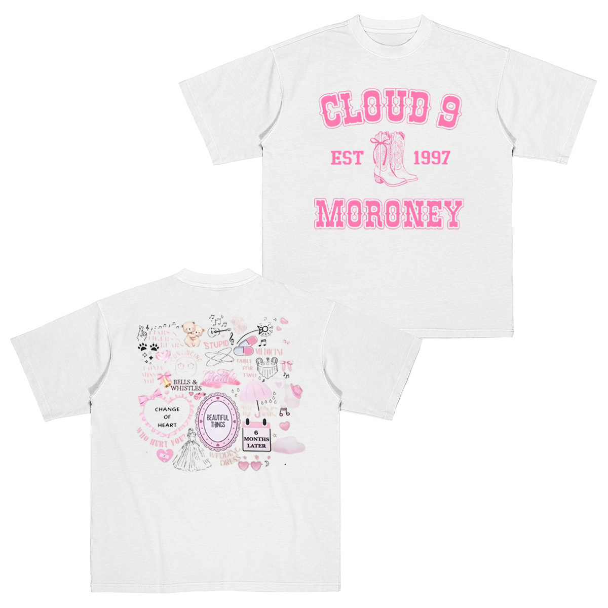 Cloud 9 Tour Megan Moroney Cotton Unisex T-shirt