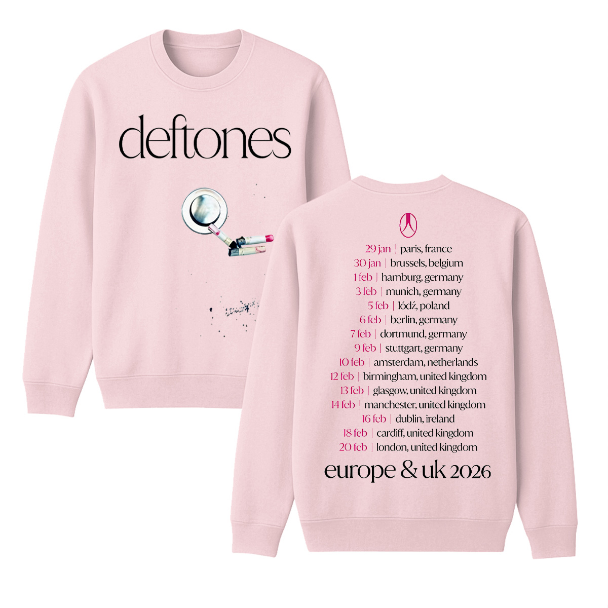 Deftones Unisex Cotton Creneck Sweatshirt