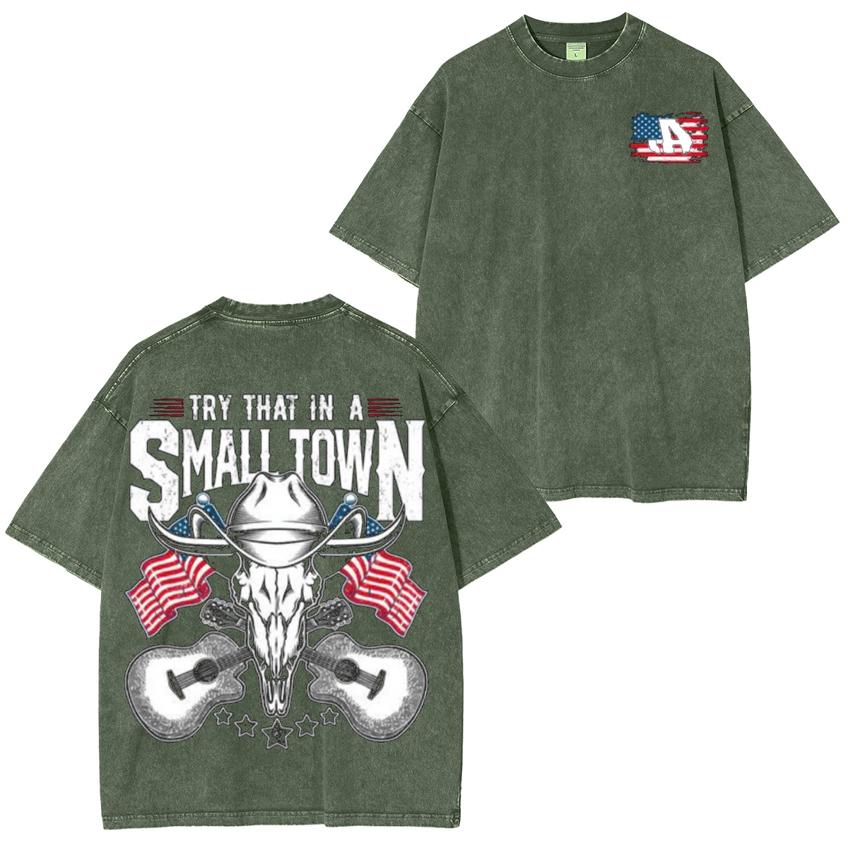 Try That In A Small Town Jason Aldean Washed Unisex T-Shirt