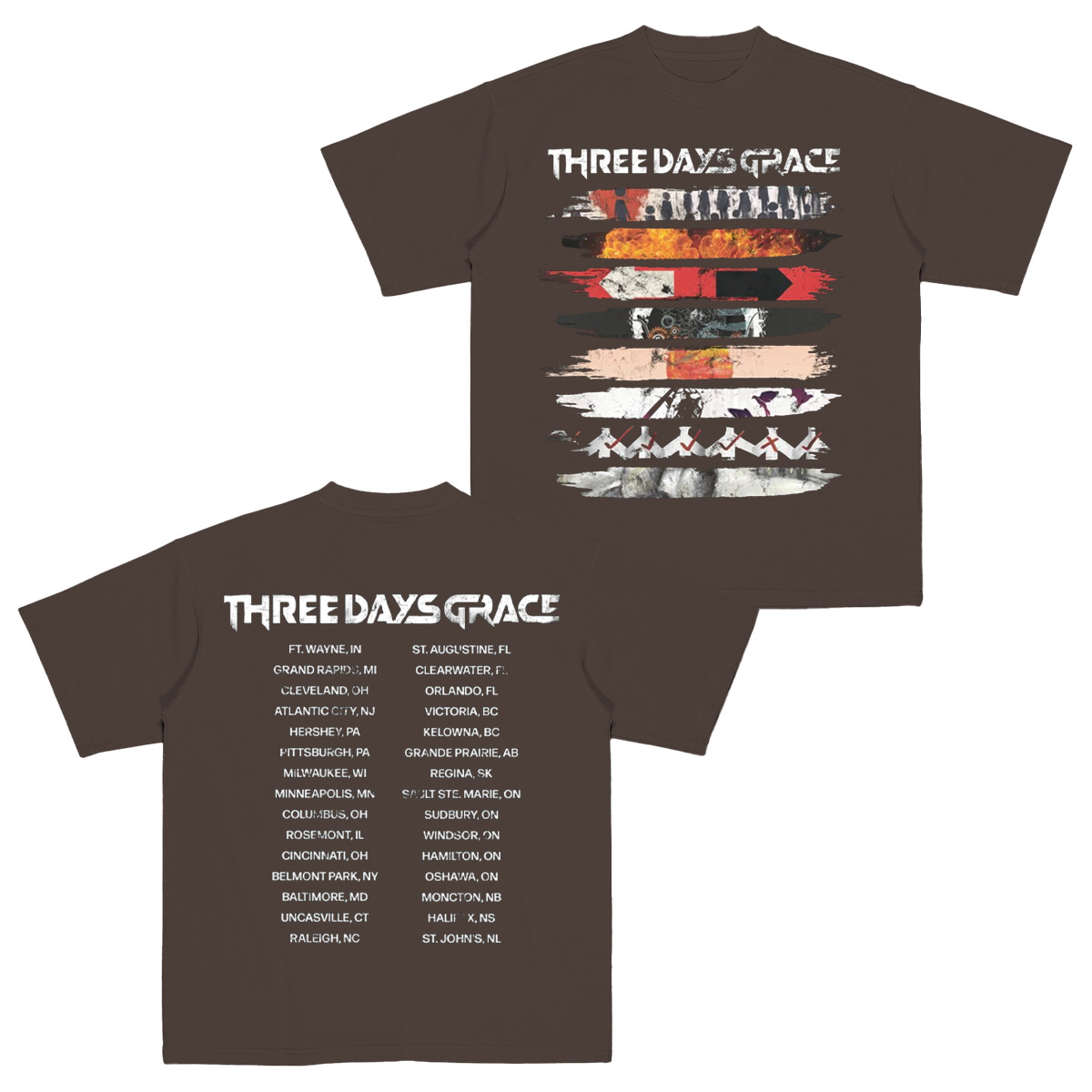 Three Days Grace Cotton Unisex T-shirt