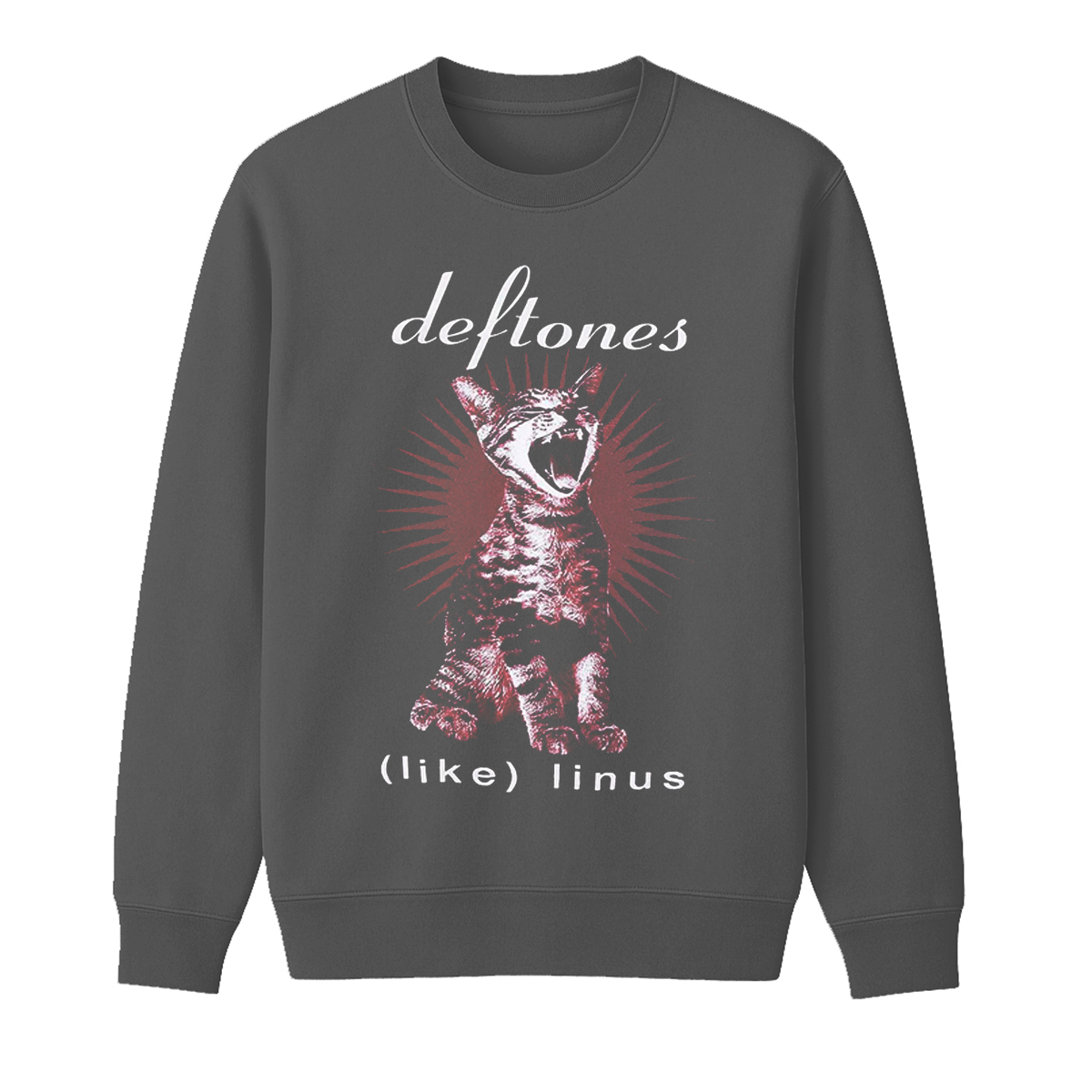 Deftones Like Linus Album Cover Boyfriend Fit Girls Cotton Unisex Creneck Sweatshirt