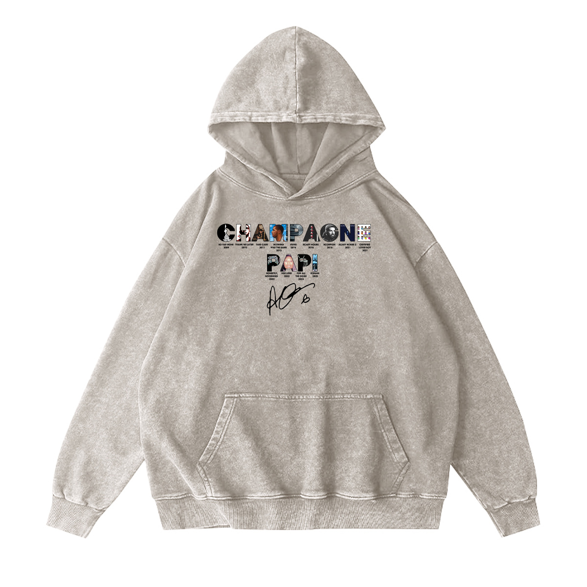 Drake Unisex Washed Hoodie