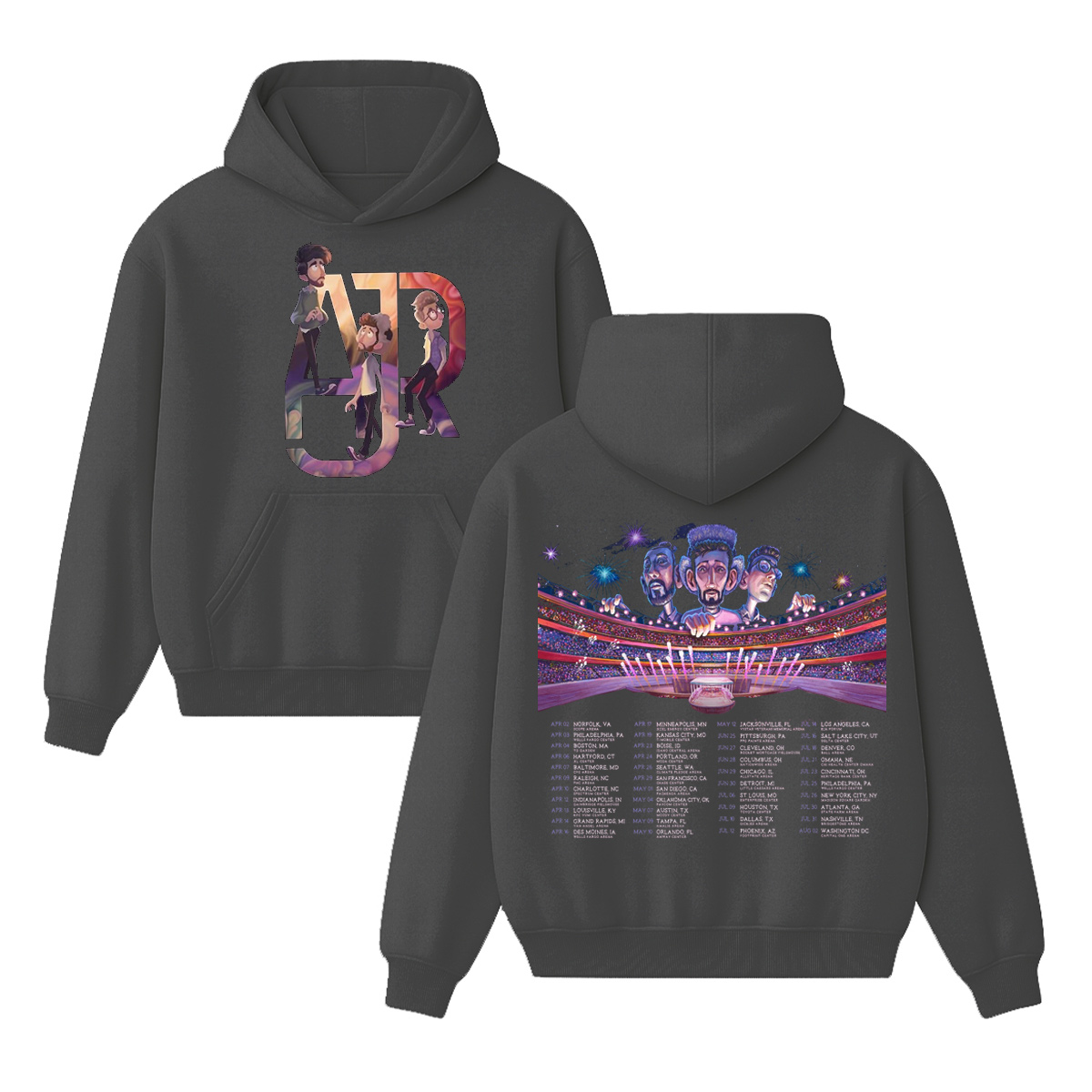AJR 2024 Tour Cotton Unisex Hoodie