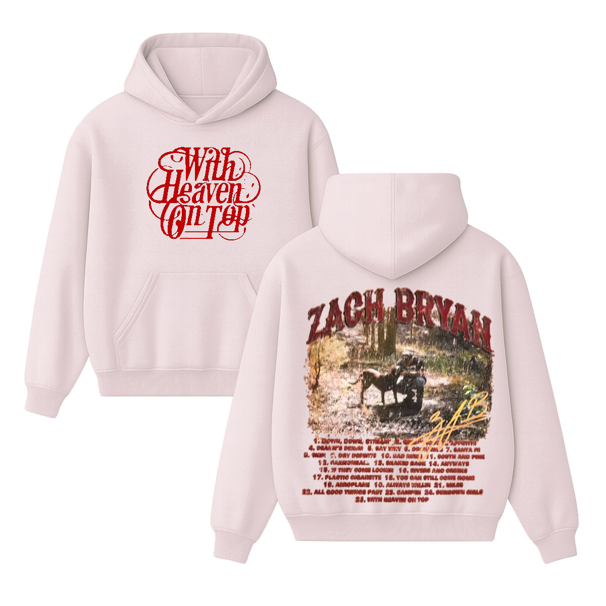 Zach Bryan Unisex Cotton Hoodie