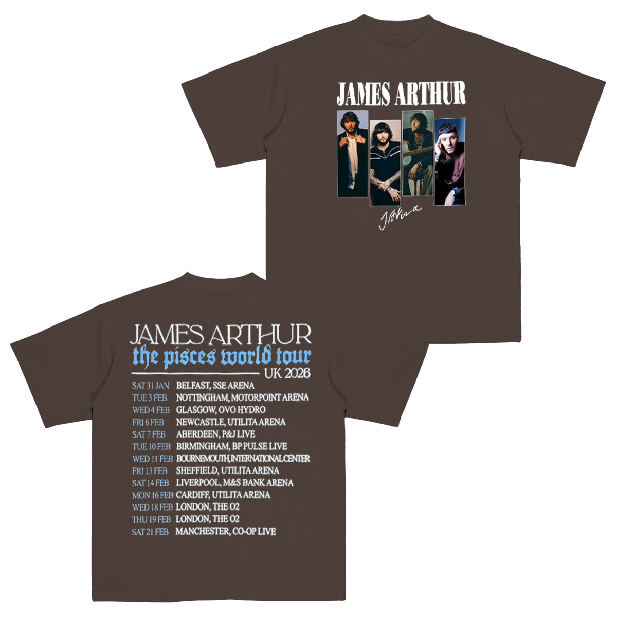 James Arthur Cotton Unisex T-shirt