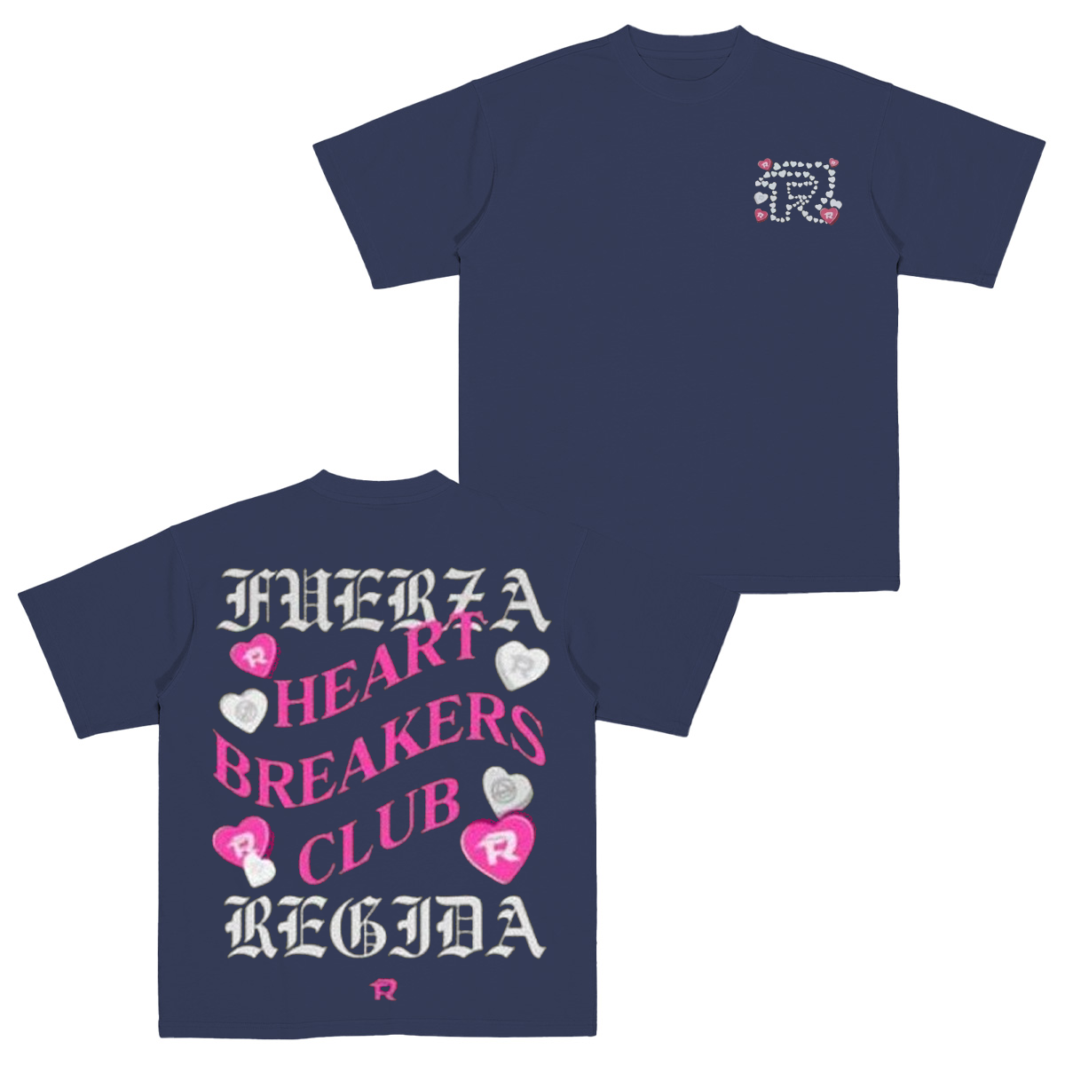 Fuerza Regida Heart Breakers Club Cotton Unisex T-shirt