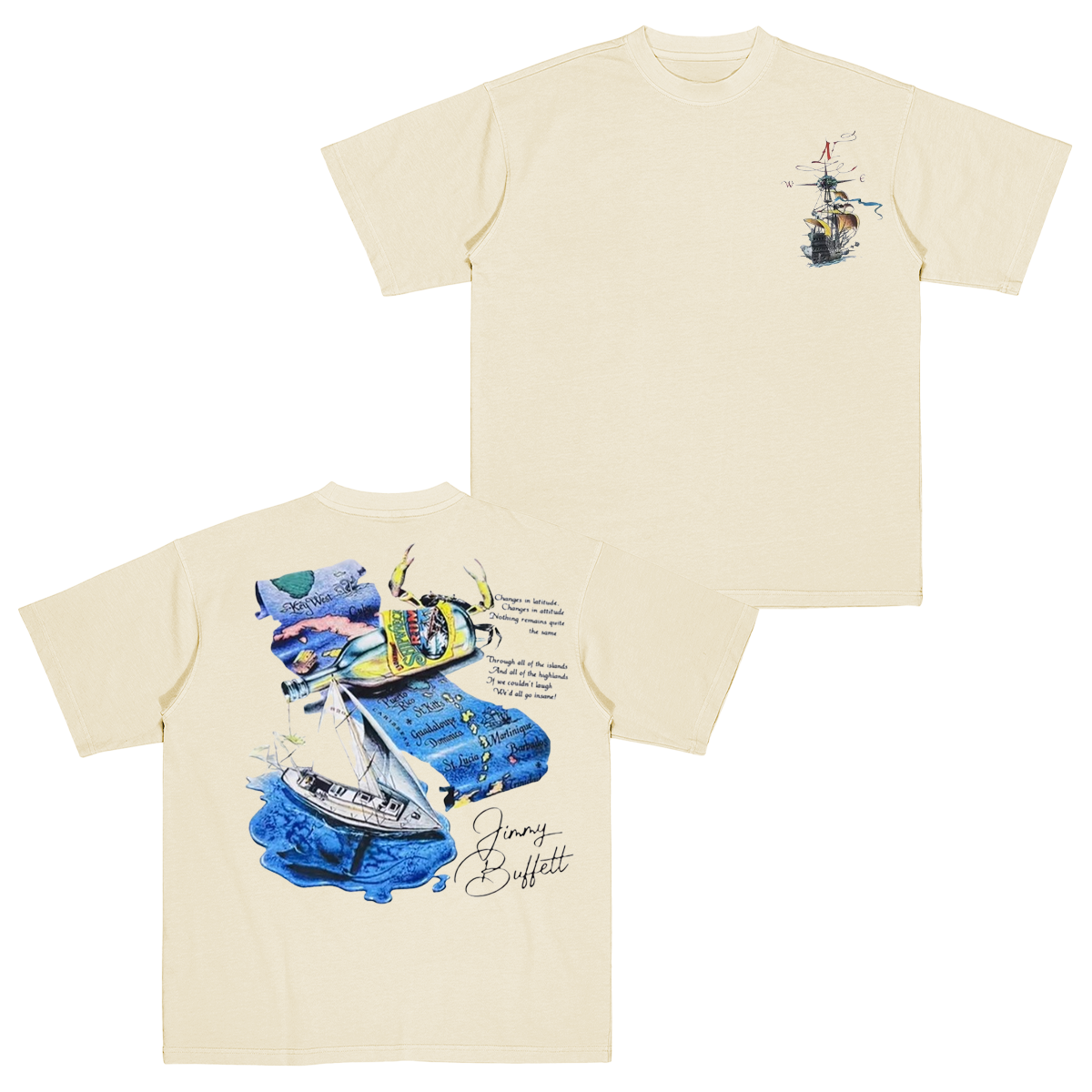 Jimmy Buffett Cotton Unisex T-shirt