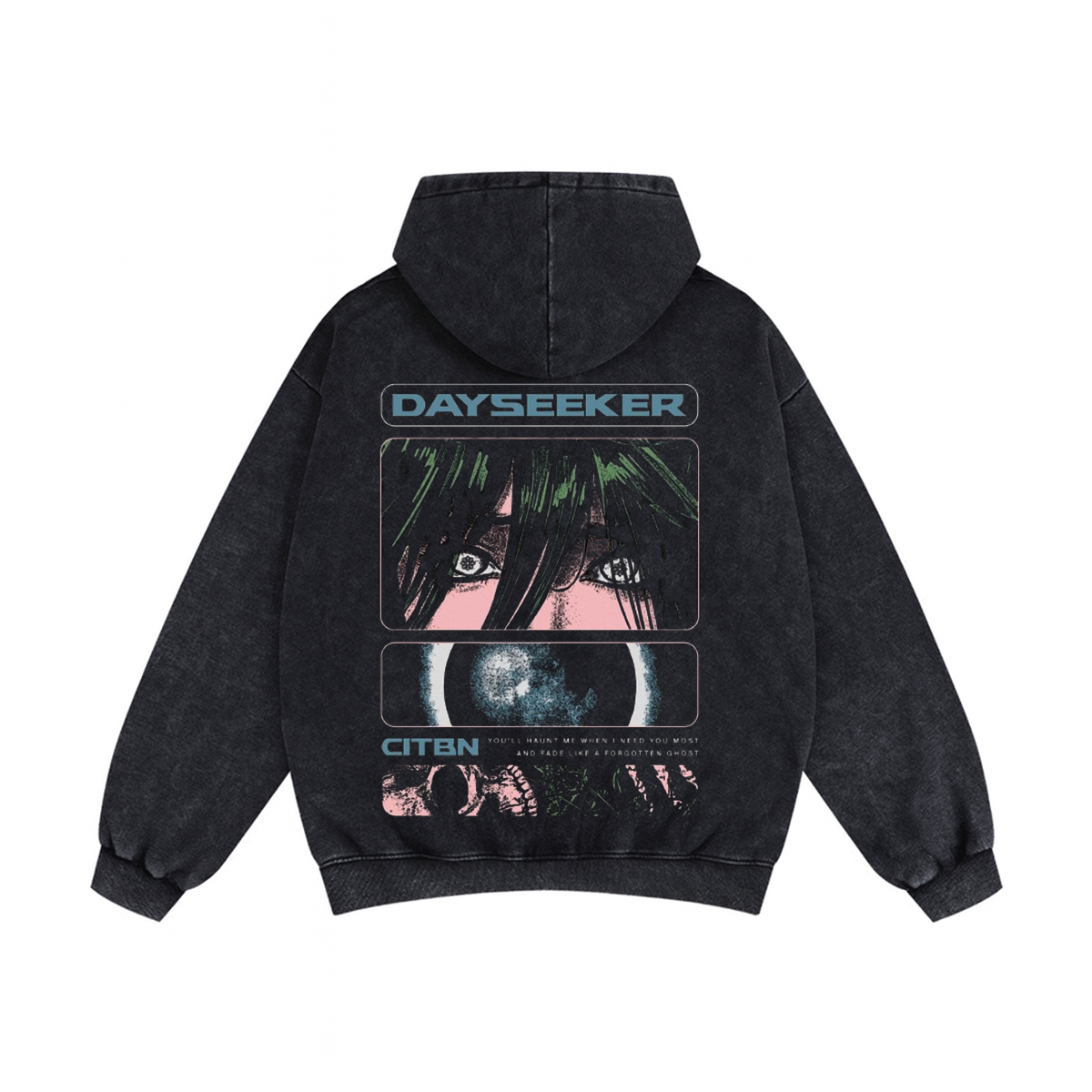 Dayseeker Unisex Washed Zip Up Hoodie