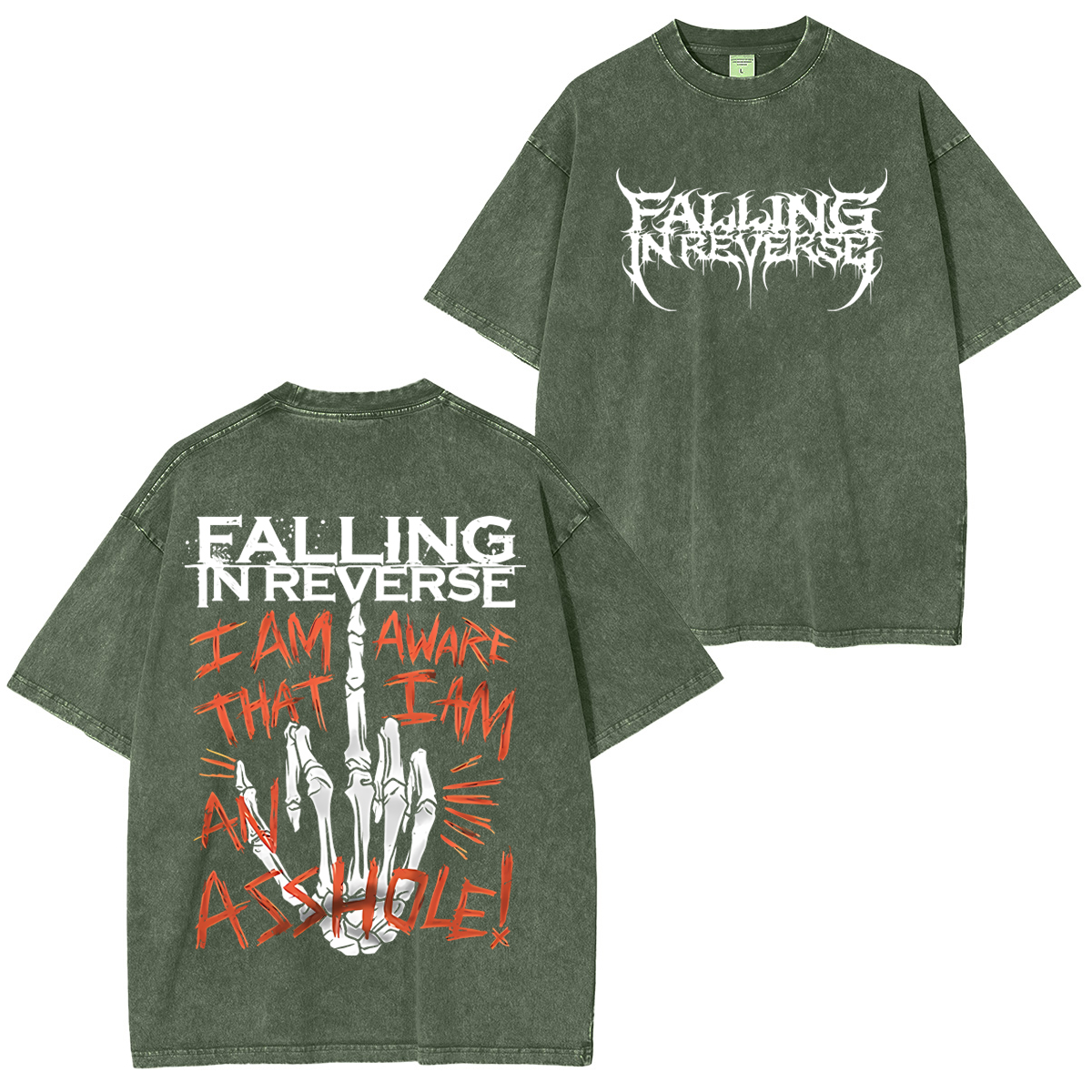Falling In Reverse Washed Unisex T-shirt