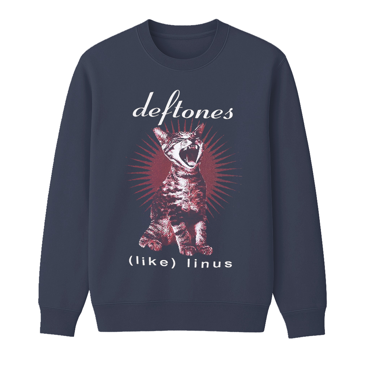Deftones Like Linus Album Cover Boyfriend Fit Girls Cotton Unisex Creneck Sweatshirt