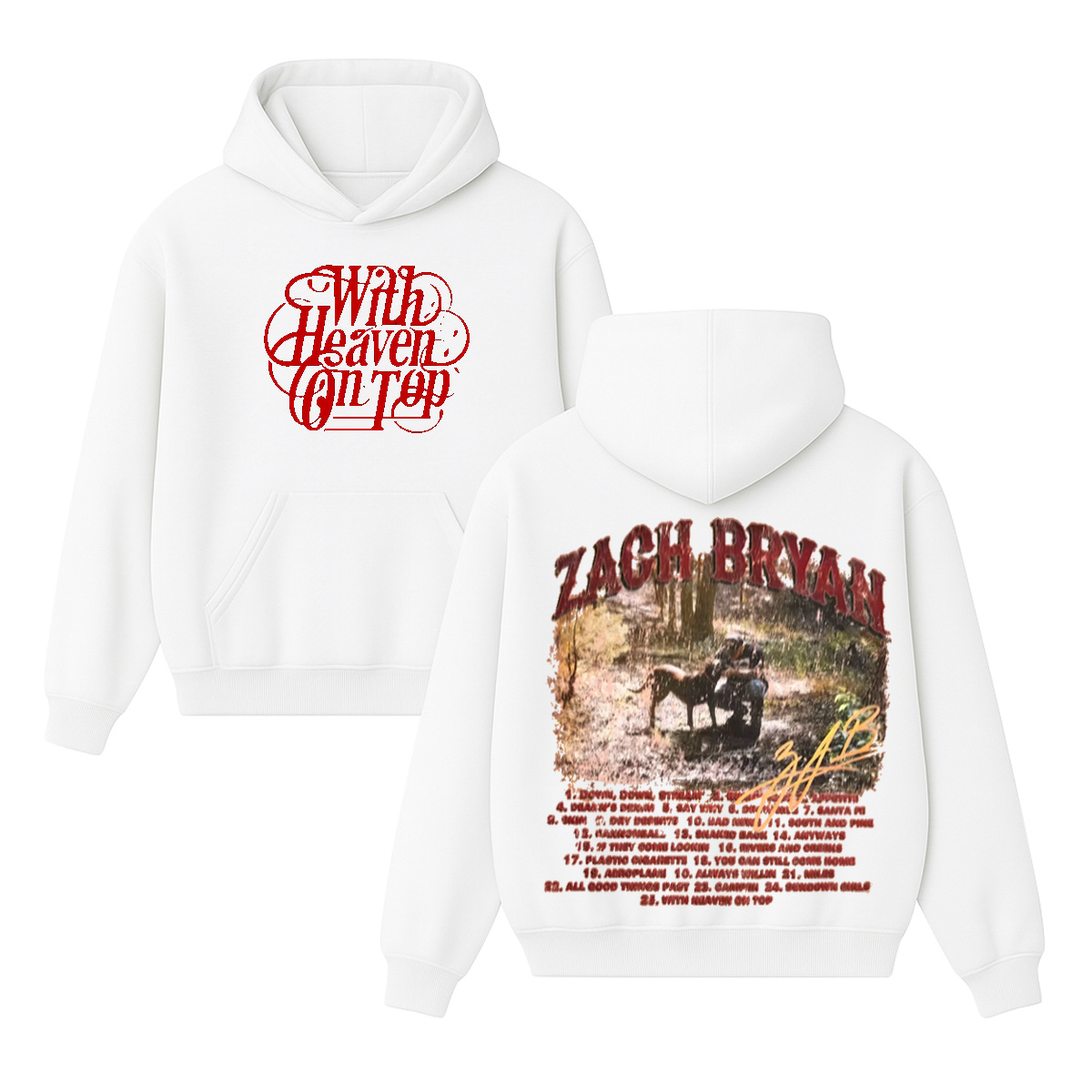 Zach Bryan Unisex Cotton Hoodie
