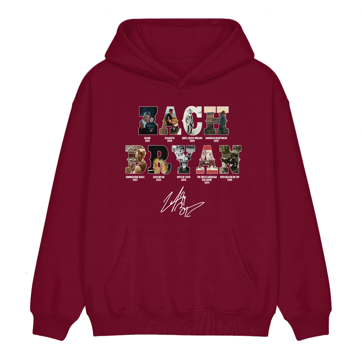 Zach Bryan Unisex Cotton Hoodie