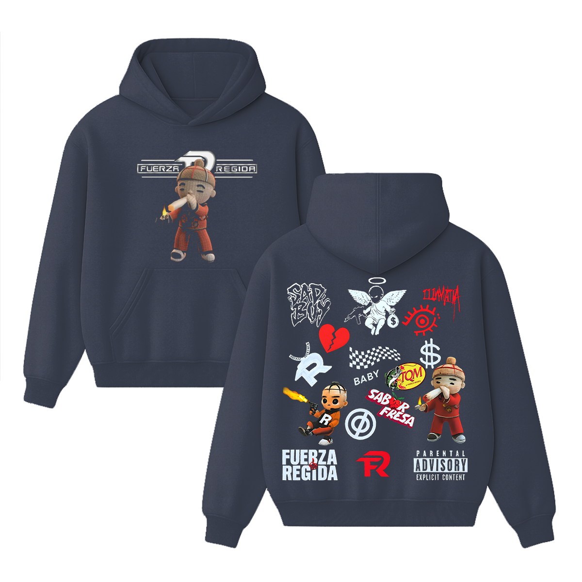 Fuerza Regida Cotton Unisex Hoodie