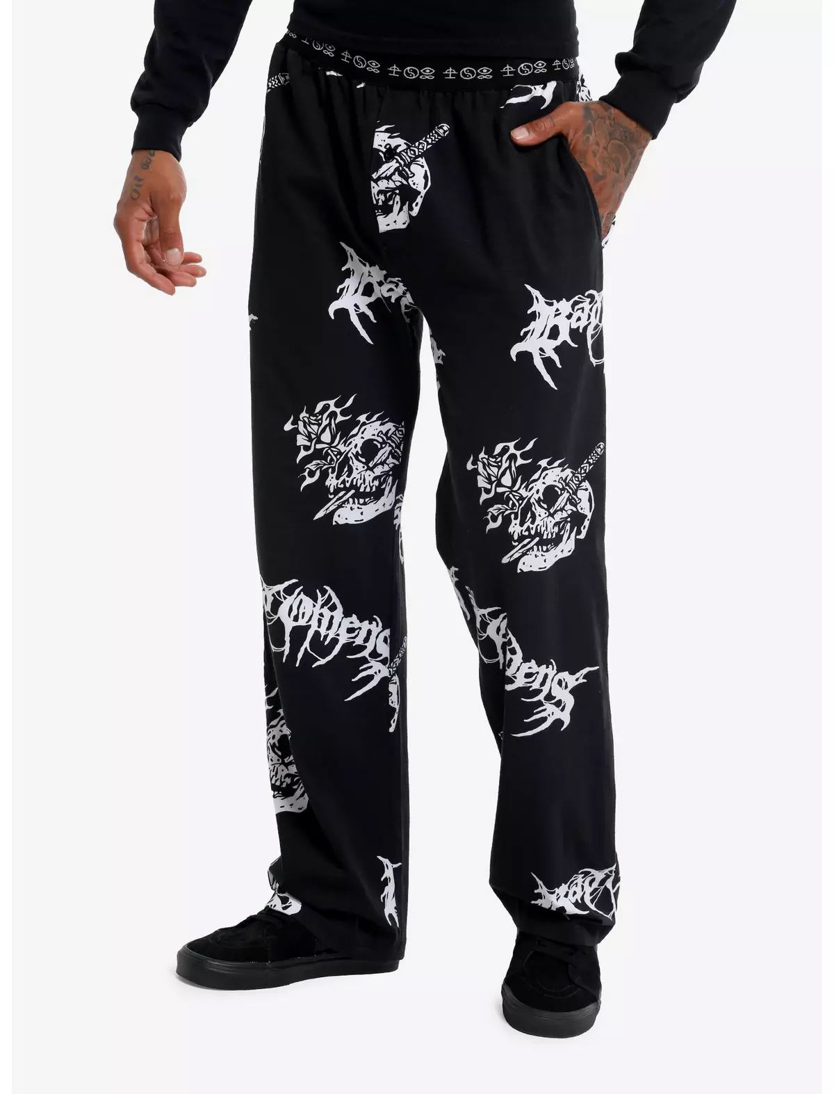 Bad Omens Skull & Dagger Pajama Pants