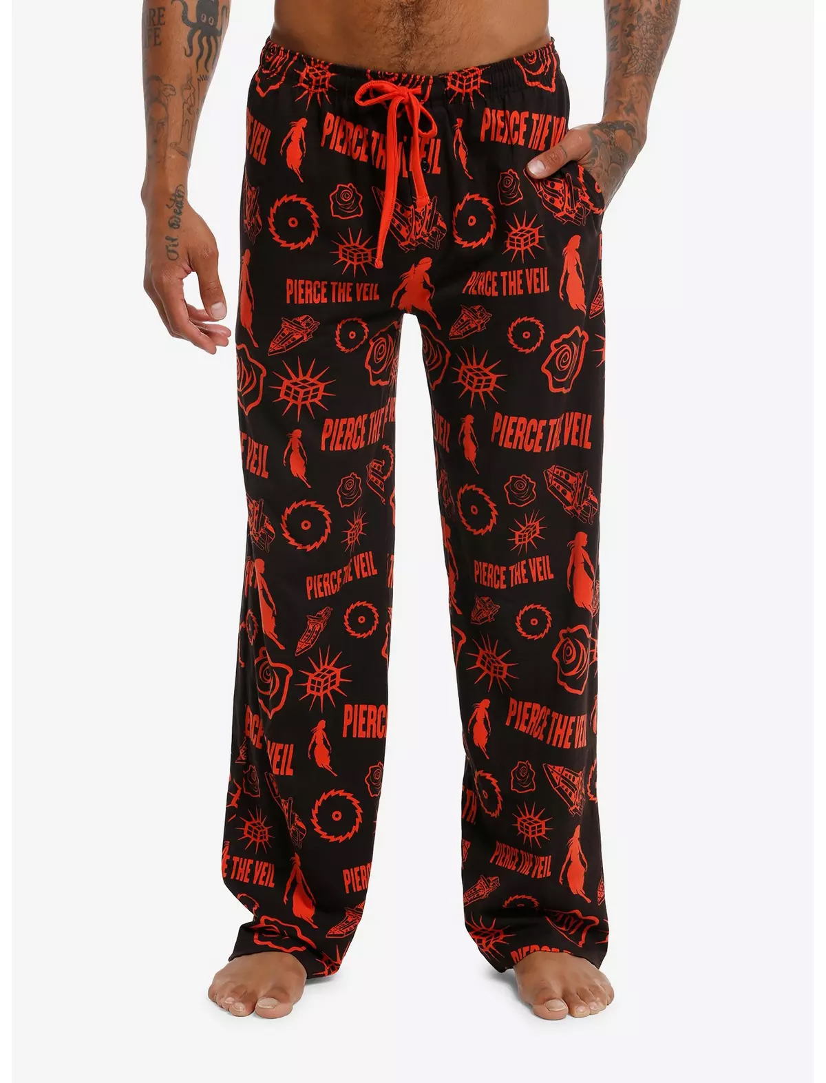 Pierce The Veil Allover Print Pajama Pants