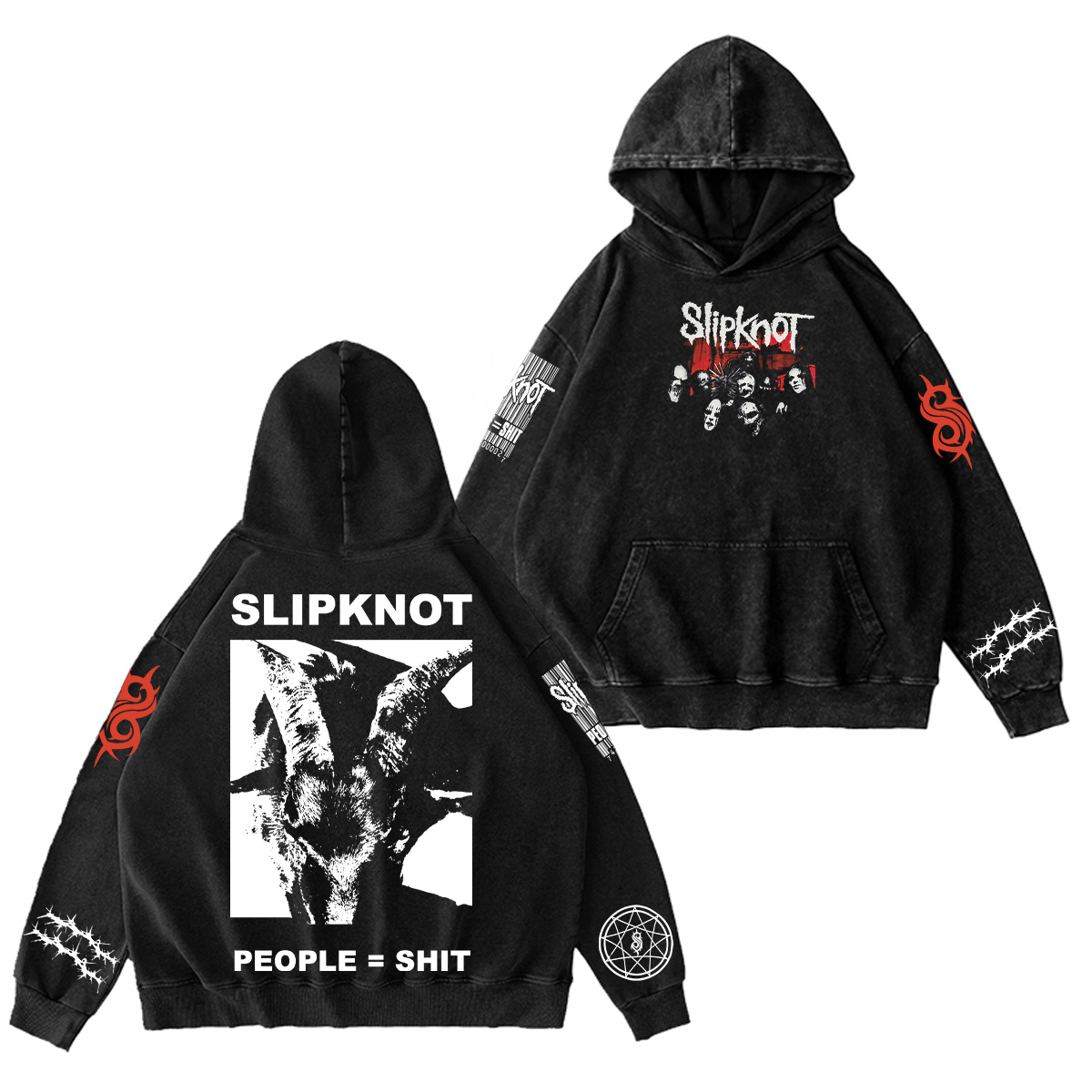 Slipknot Washed Unisex Hoodie