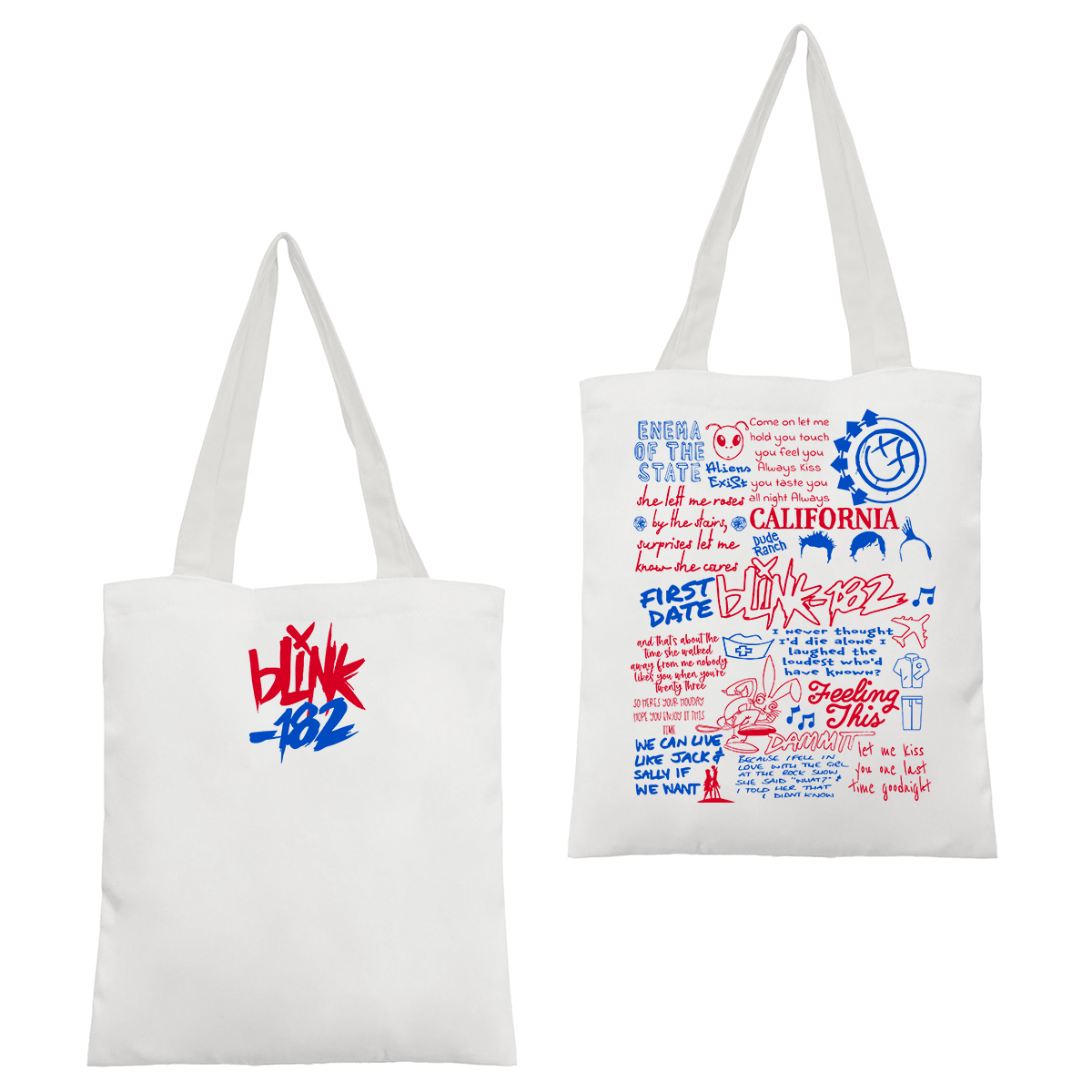 Blink 187 Tote Bag