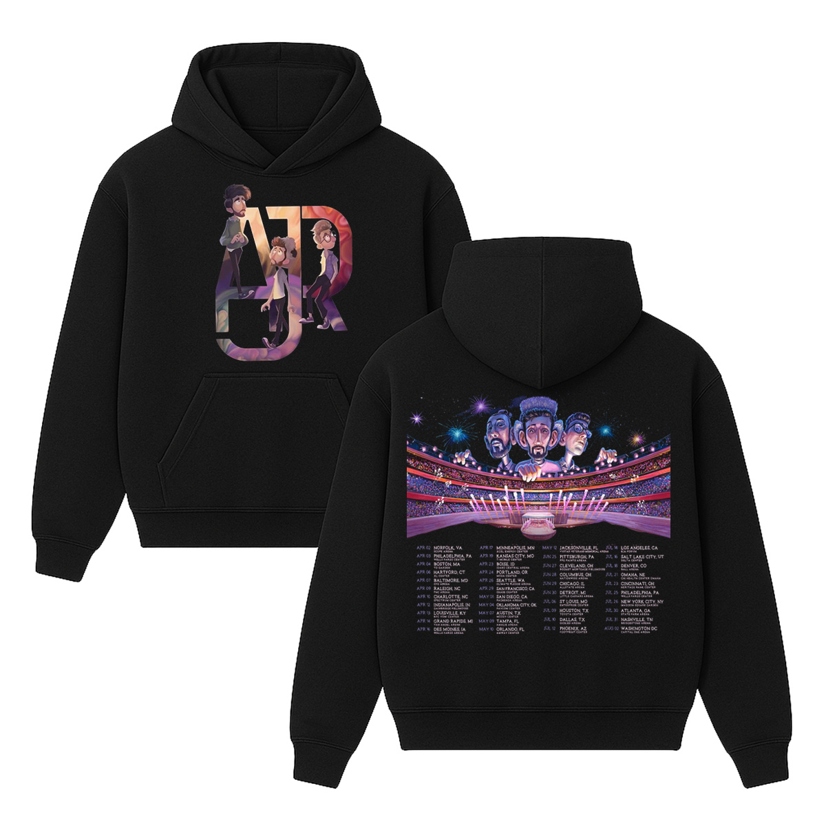 AJR 2024 Tour Cotton Unisex Hoodie