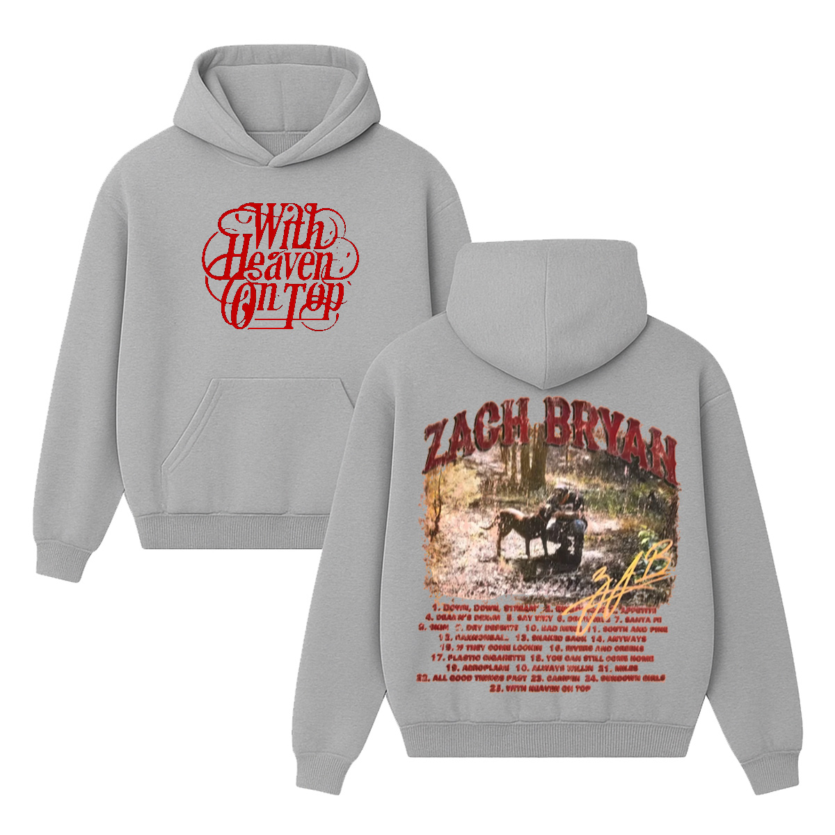 Zach Bryan Unisex Cotton Hoodie