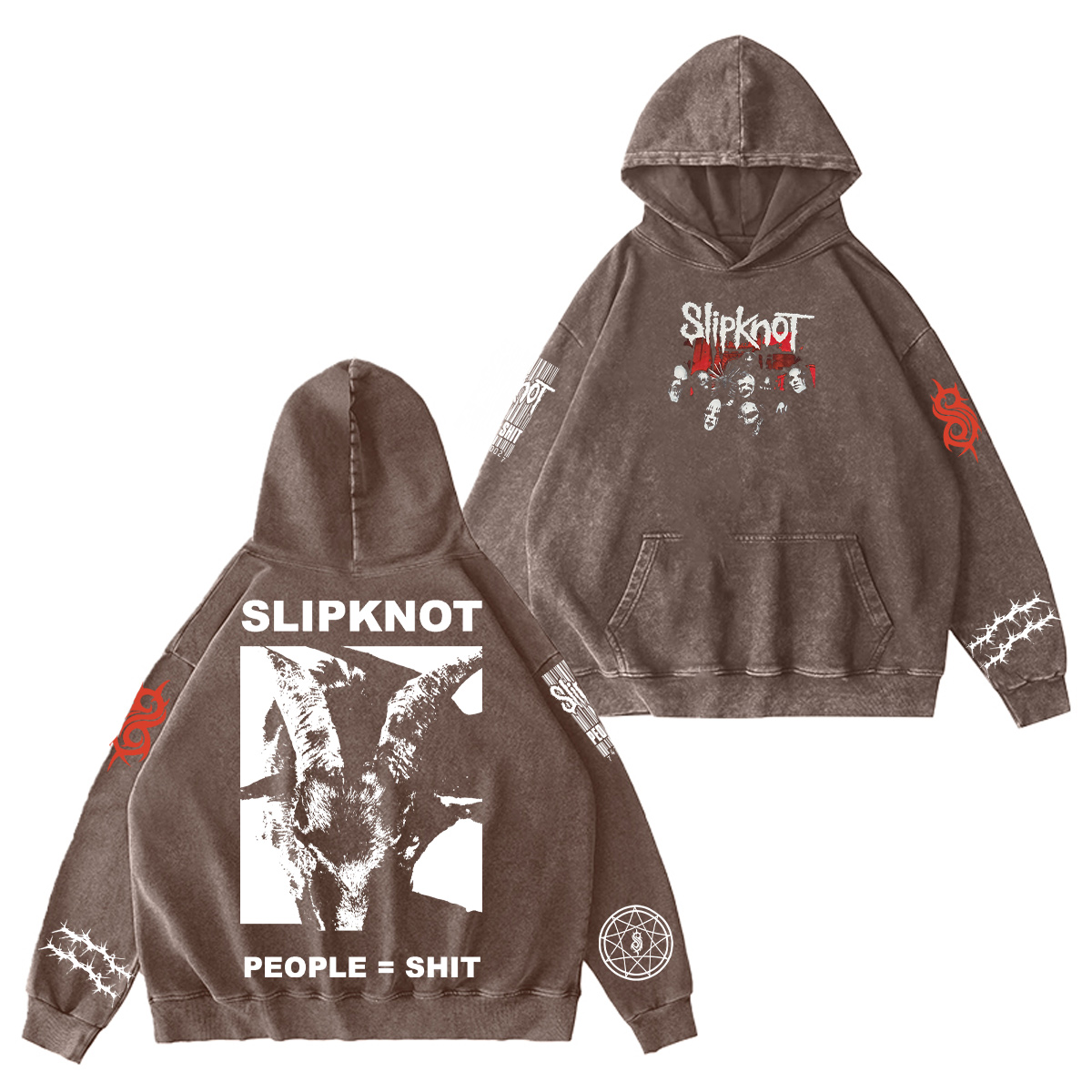 Slipknot Washed Unisex Hoodie