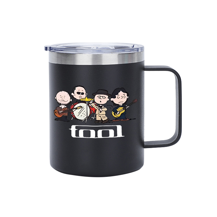 TOOL FANS Insulated Portable Coffee Mug with Handle