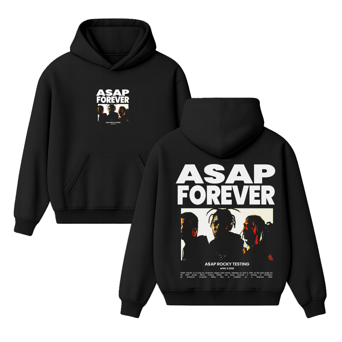 ASAP FOREVER Unisex Cotton Hoodie