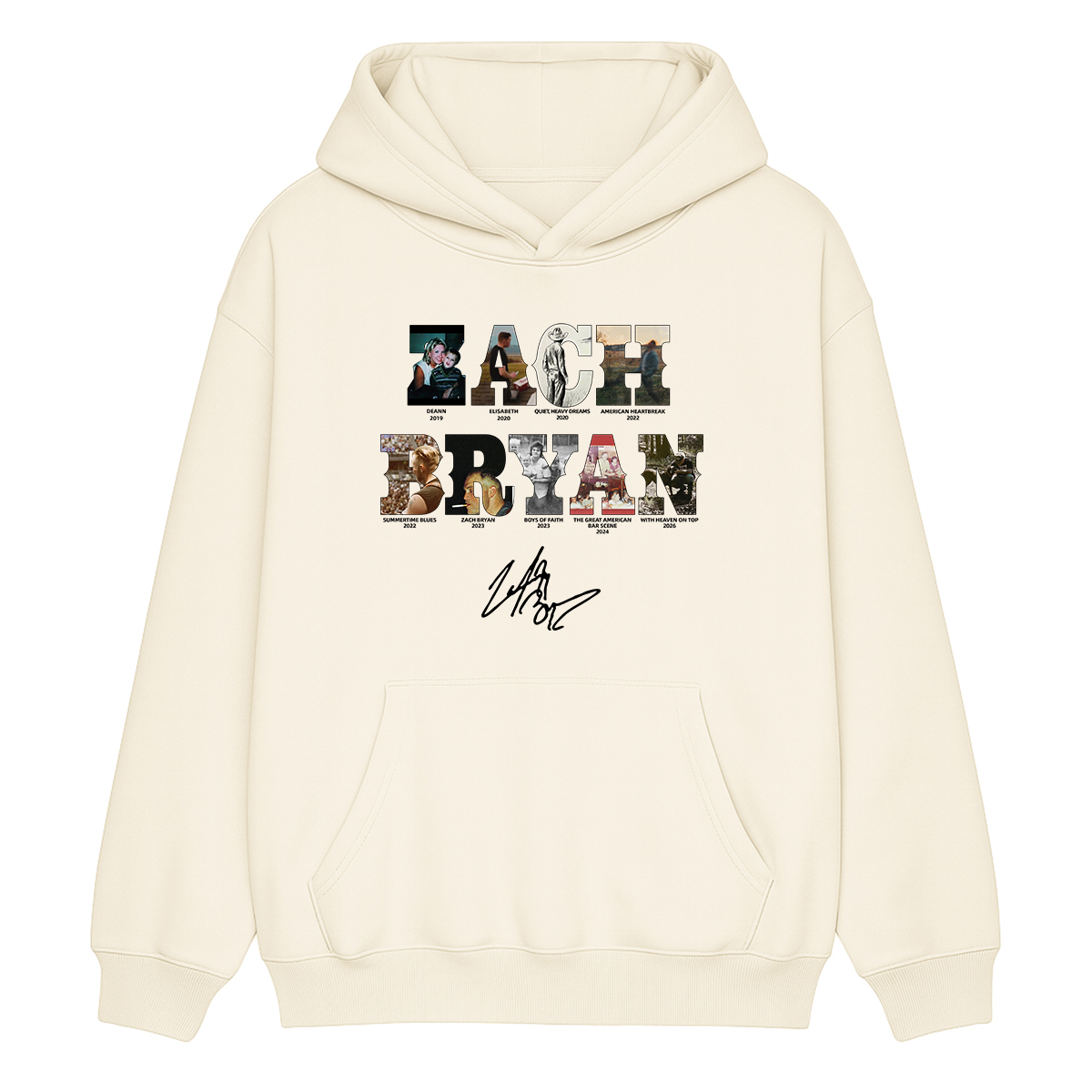Zach Bryan Unisex Cotton Hoodie
