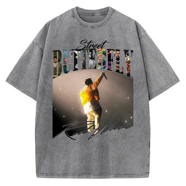 Street Butterfly album Washed Unisex T-Shirt